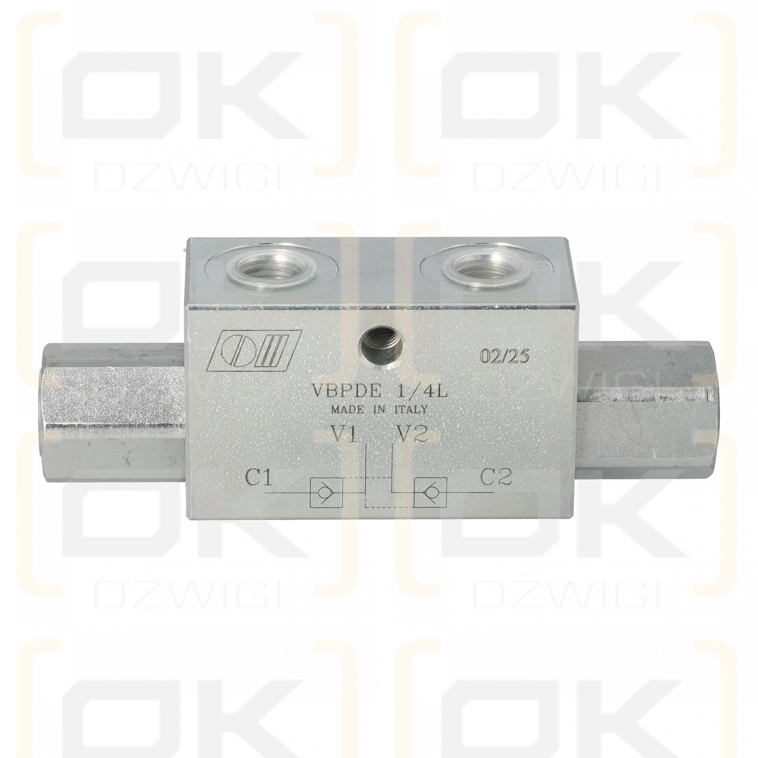 Двойной обратный клапан, управляемый VBPDE 1/4"